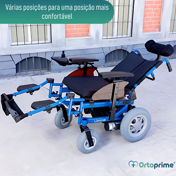 Cadeira de rodas elétrica ajustável | Múltiplas posições