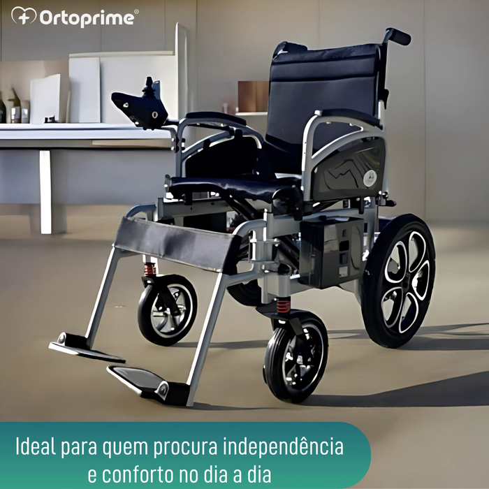 Silla Eléctrica de Rodas Grandes | Com Bateria de Lítio