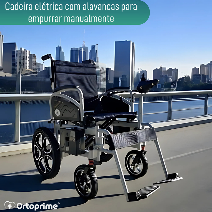 Cadeira Elétrica Dobrável com Baterias de Gel | 5 Velocidades
