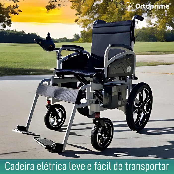 Silla Eléctrica de Rodas Grandes | Com Bateria de Lítio