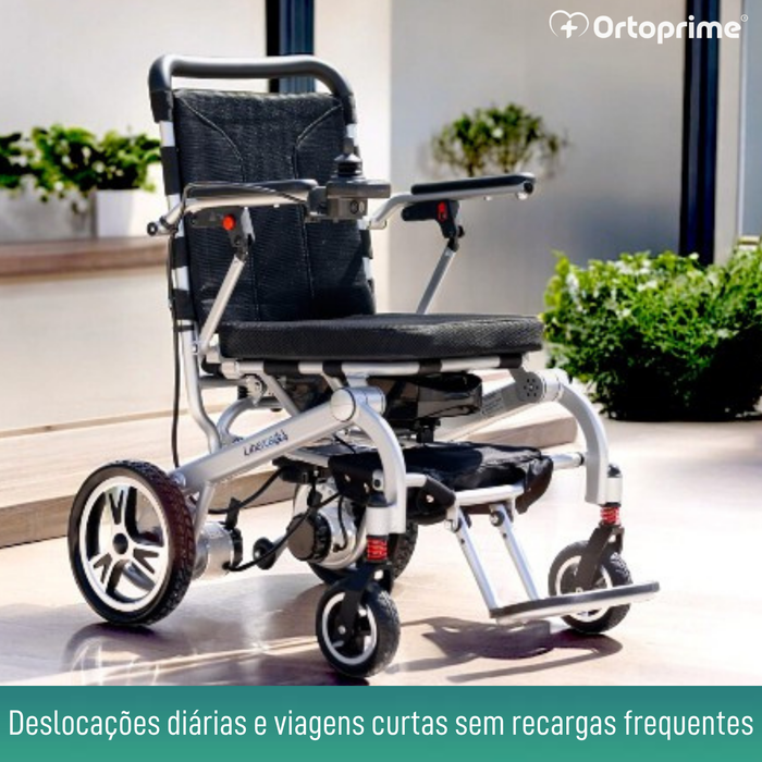 Cadeira de Rodas Elétrica Ultraligeira com Bateria de Lítio