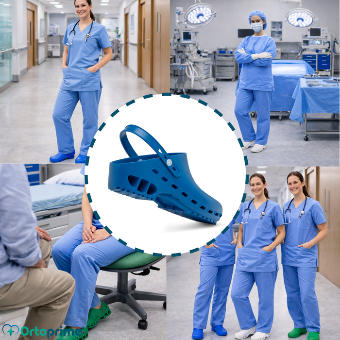 Zuecos Sanitários Antiderrapantes | Proteção Impermeável