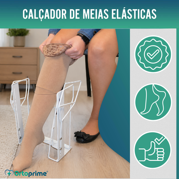 Calçador de Meias de Compressão | Ajuda Dobrável