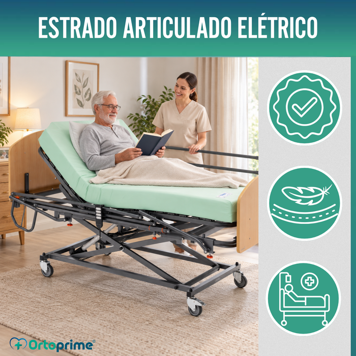 Cama com Elevador Móvel Articulado Elétrico - Pacote Resistance