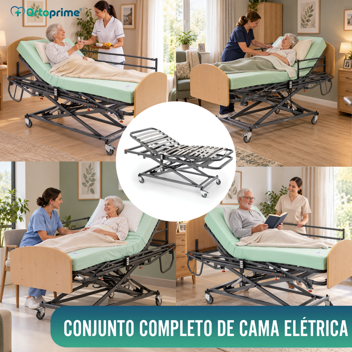 Cama com Elevador Móvel Articulado Elétrico - Pacote Resistance