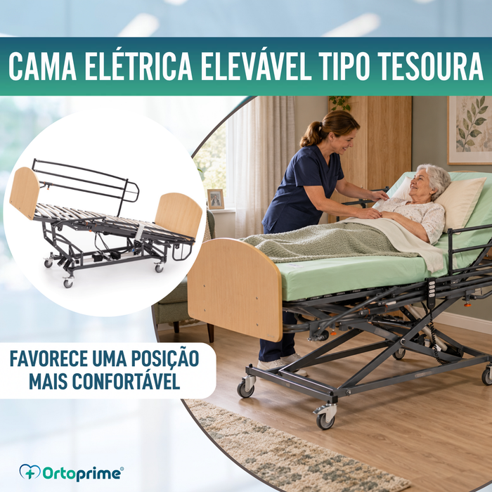 Cama com Elevador Móvel Articulado Elétrico - Pacote Resistance