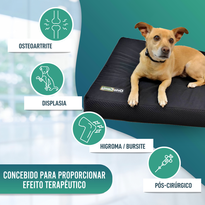 Colchão Viscoelástico Cães com Capa Impermeável | 4 Tamanhos