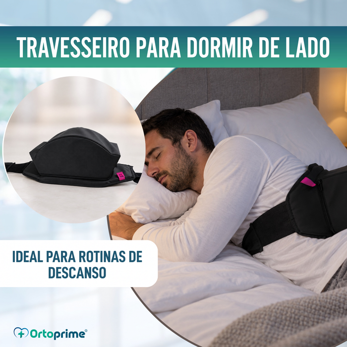 Cinturão com Almofada de Posição Lateral - Apneia do Sono