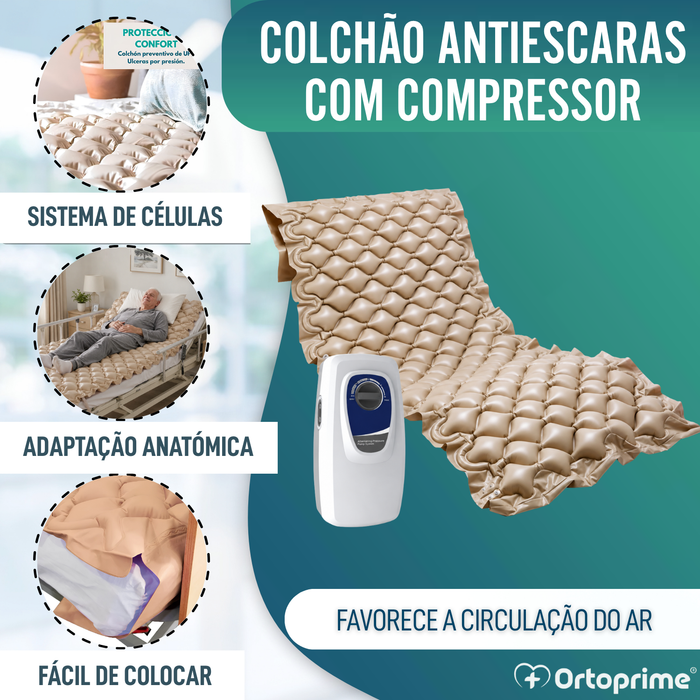 Colchão Anti-Escaras com Compressor ECO PLUS