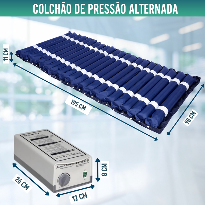 Colchão Anti-Escaras com Compressor MAXIPLUS
