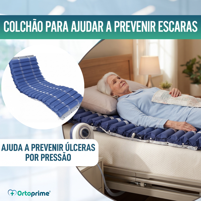 Colchão Anti-escaras com Células Intercambiáveis Compressor PROTECTIVE