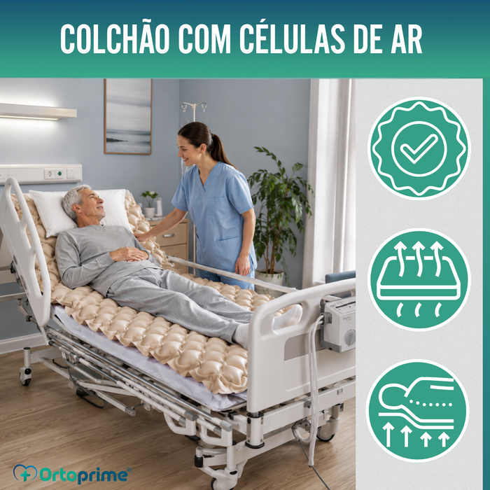 Colchão Anti-Escaras com Compressor CONFORTO