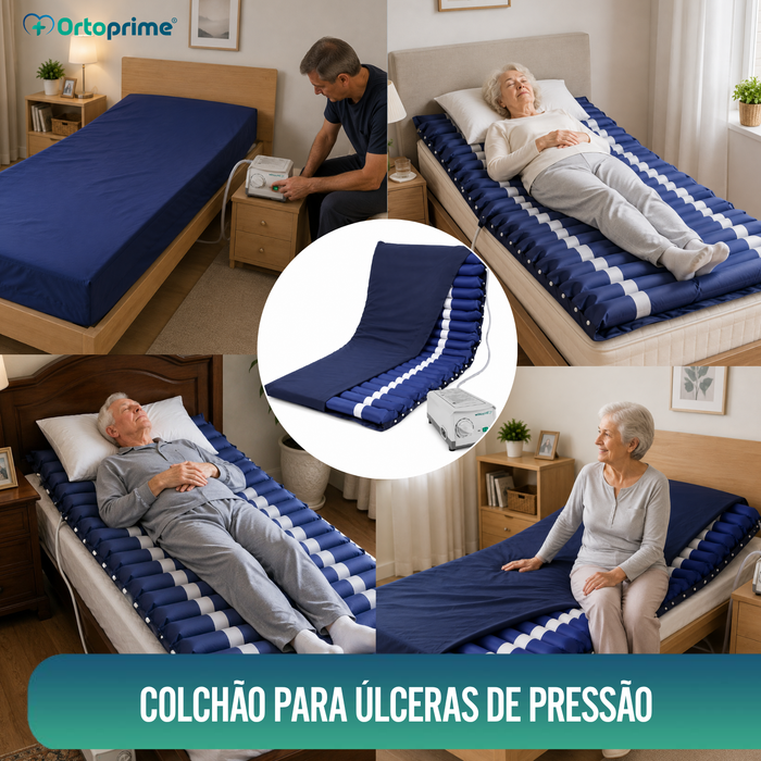 Colchão Anti-Escaras com Compressor MAXIPLUS