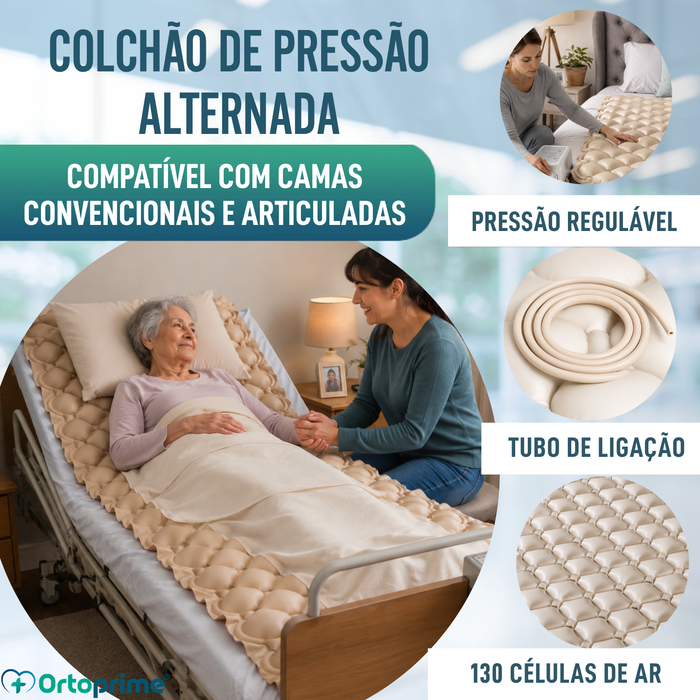 Colchão Anti-Escaras com Compressor CONFORTO