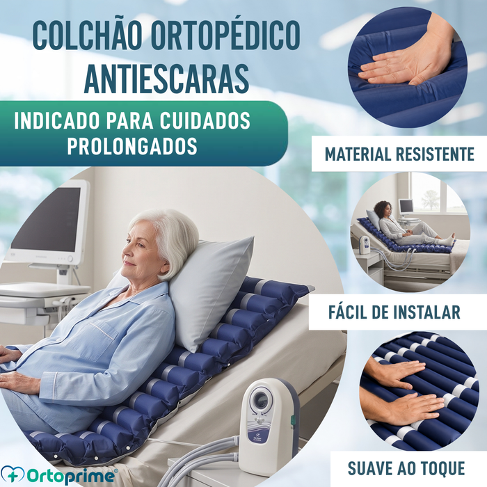 Colchão Anti-escaras com Células Intercambiáveis Compressor PROTECTIVE
