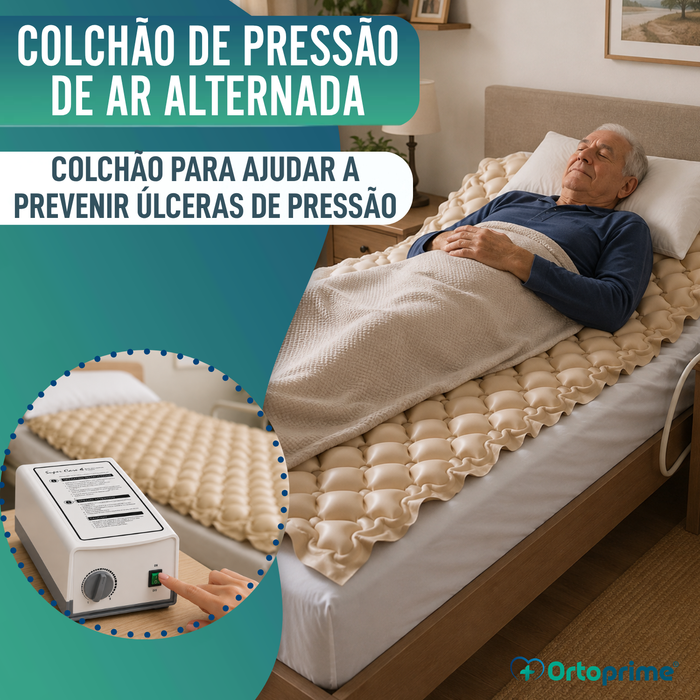 Colchão Anti-Escaras com Compressor CONFORTO