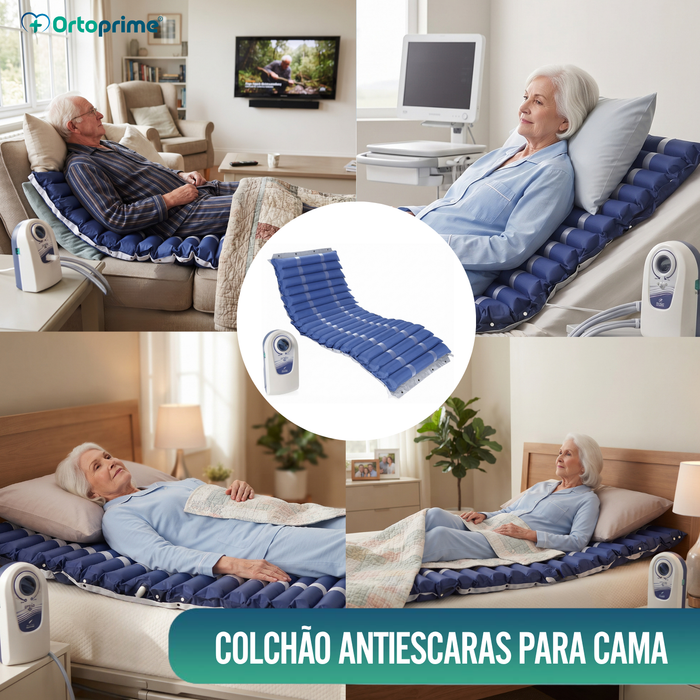 Colchão Anti-escaras com Células Intercambiáveis Compressor PROTECTIVE