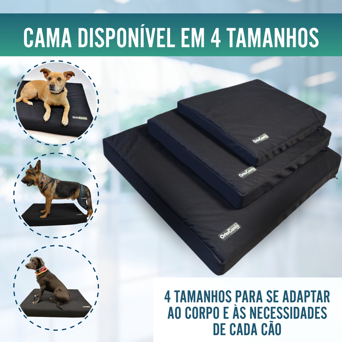 Colchão Viscoelástico Cães com Capa Impermeável | 4 Tamanhos