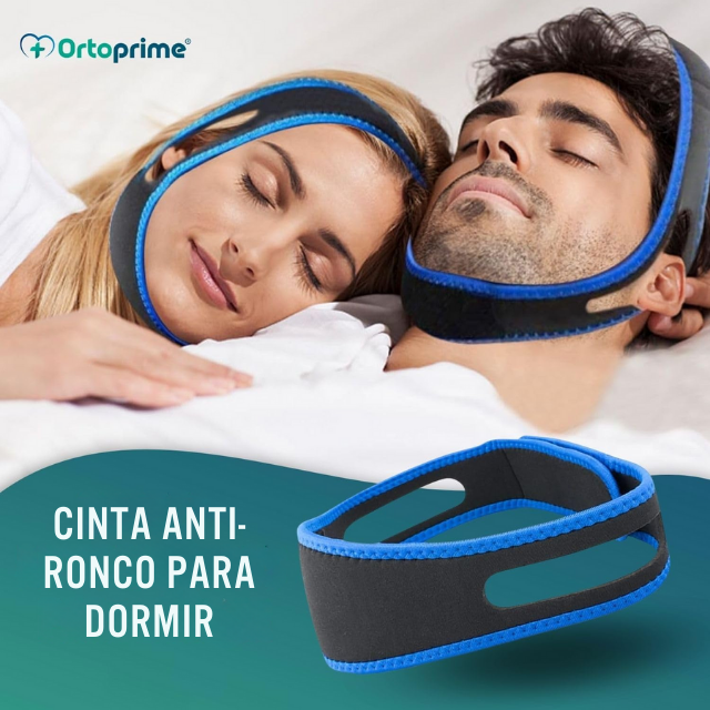 Correia Anti-Ronco para Dormir | Mentoneira Parar de Roncar