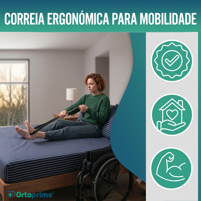 Correia Eleva-Pernas com Laço Rígido para Mobilidade