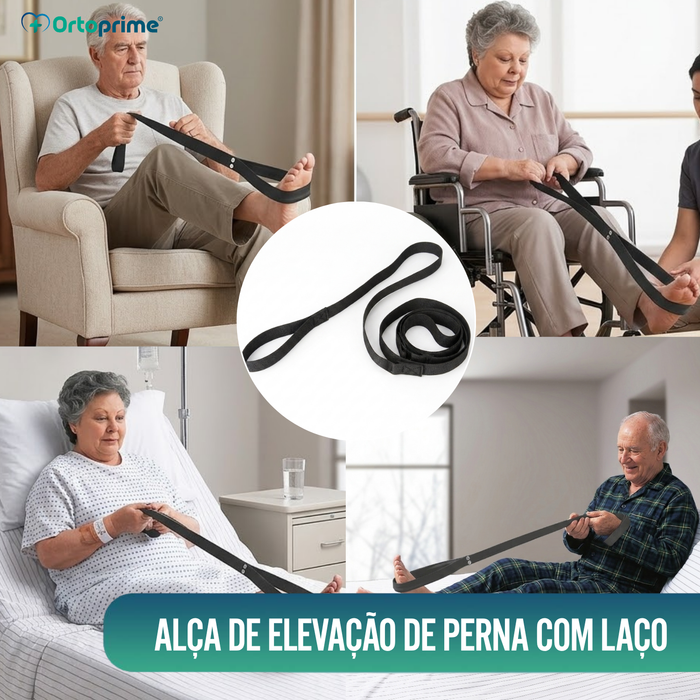Correia Eleva-Pernas com Laço Rígido para Mobilidade