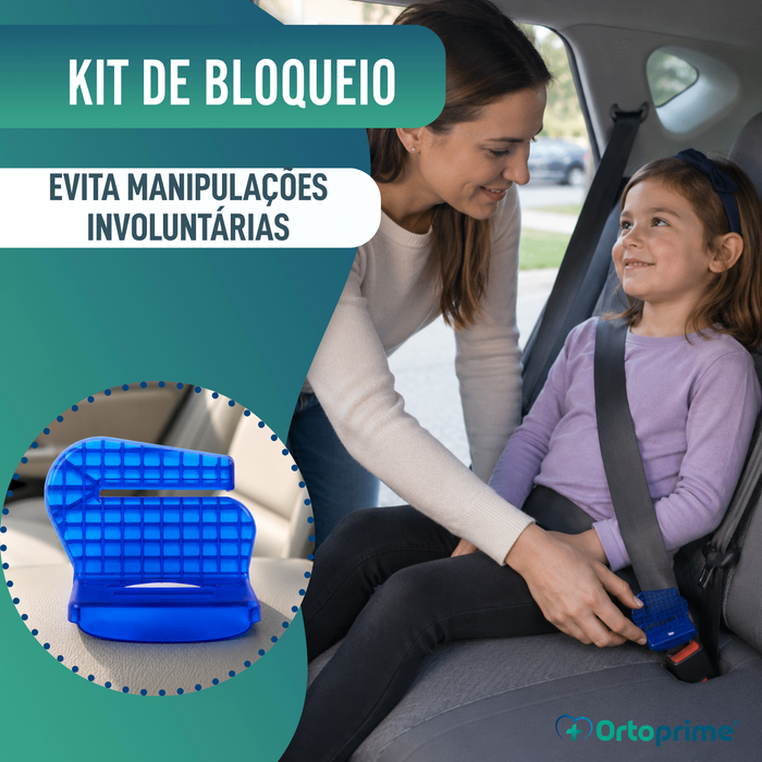Bloqueio para Cinto de Segurança com Chaves