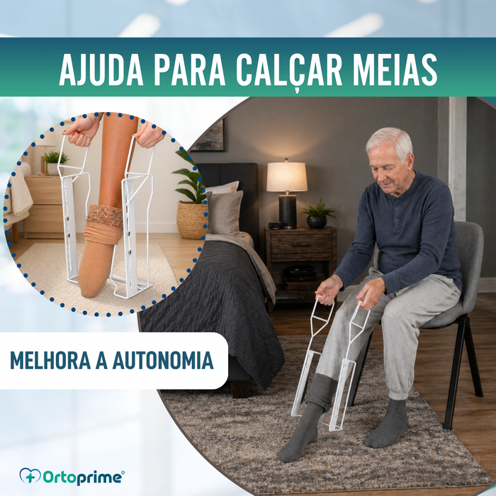 Calçador de Meias de Compressão | Ajuda Dobrável