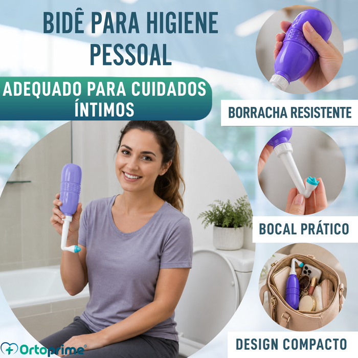 Bidé Portátil de Higiene Íntima para Viagem Unissexo | 400 ml