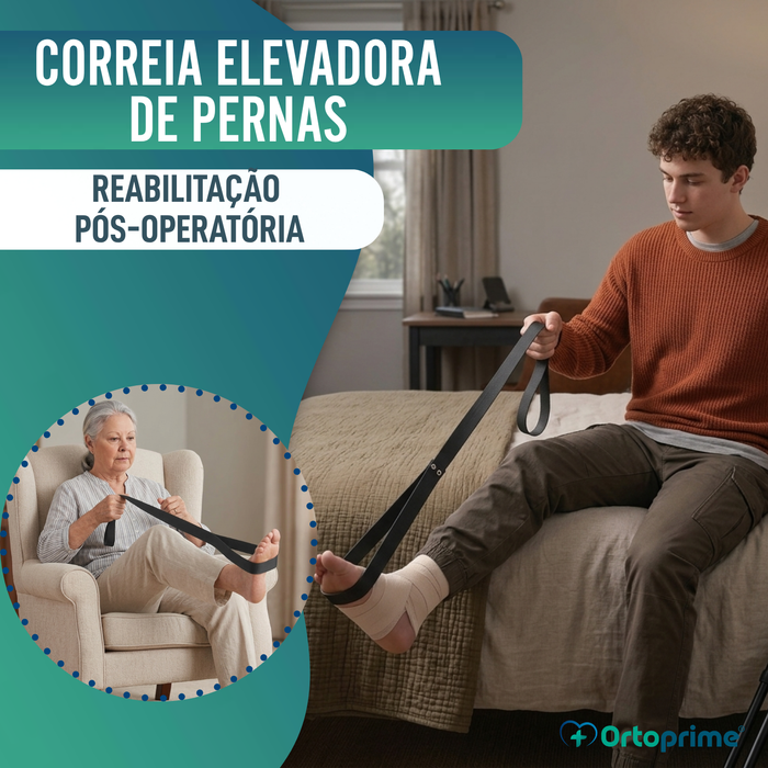 Correia Eleva-Pernas com Laço Rígido para Mobilidade