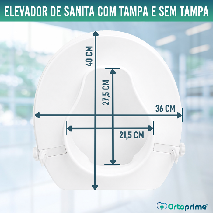 Alteador de WC Com e Sem Tampa - Resistência até 223kg