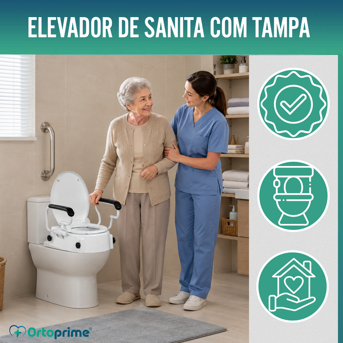 Alteador de Sanita Inclinável OrtoPrime Conforto