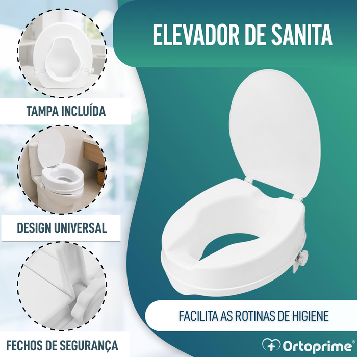 Alteador de WC Com e Sem Tampa - Resistência até 223kg