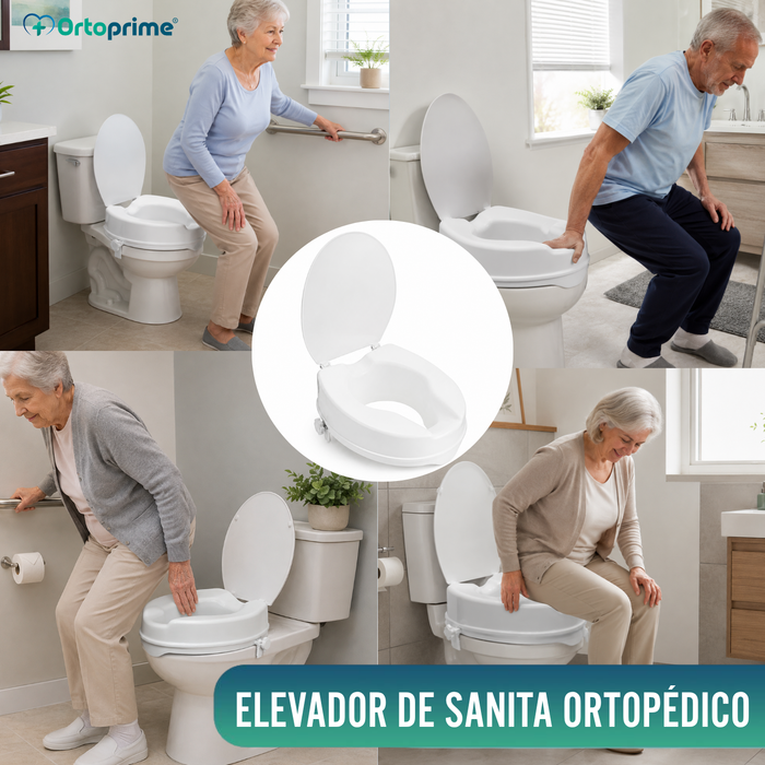 Alteador de Sanita Com Tampa de 10 cm - Universal