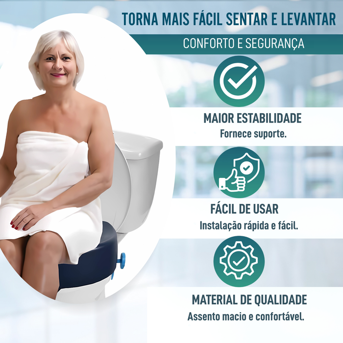Elevador WC 10 cm Macio | Alçador WC Adultos