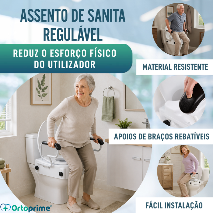 Alteador de Sanita Inclinável OrtoPrime Conforto