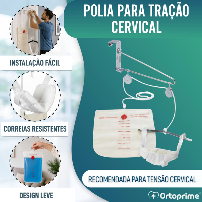 Polia de Tração Cervical Portátil
