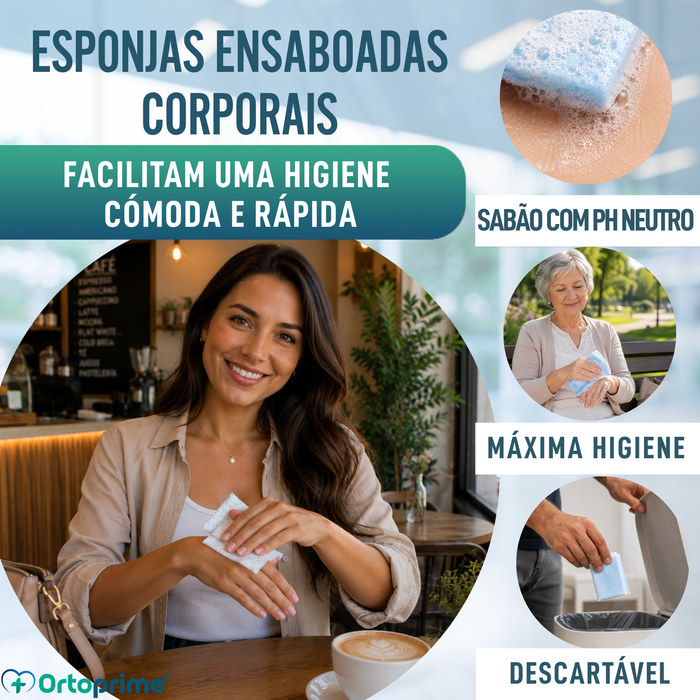 Esponjas de Sabão Descartáveis para Bebés e Adultos