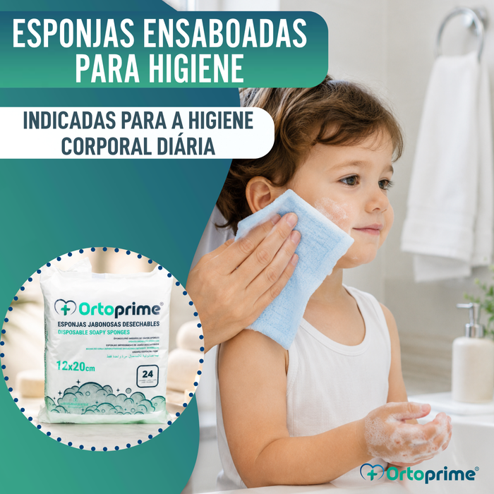 Caixa de Esponjas Descartáveis - 120 Unidades