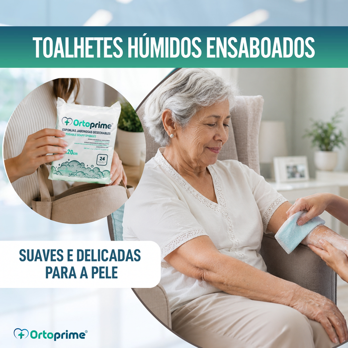 Caixa de Esponjas Descartáveis - 120 Unidades