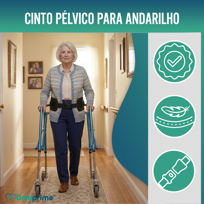 Suporte Pélvico para Andarilho | Estabilizador da Anca