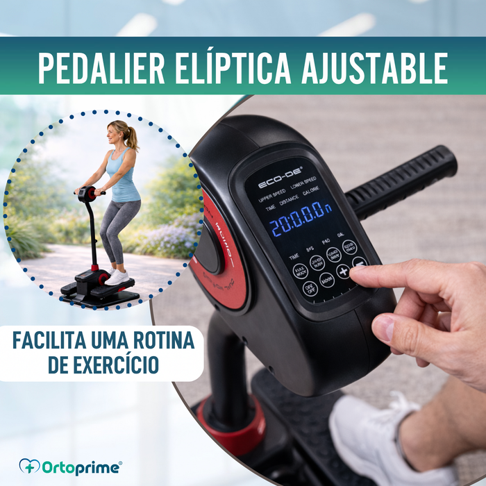 Pedaleira Elíptica para Braços e Pernas | Digital