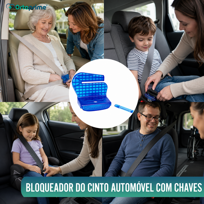 Bloqueio para Cinto de Segurança com Chaves