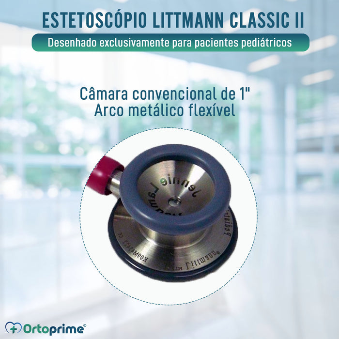 Estetoscópio Littmann Classic II - Pediátrico