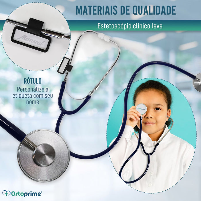 Fonendoscópio Profissional Médico | Estetoscópio Profissional Pediátrico