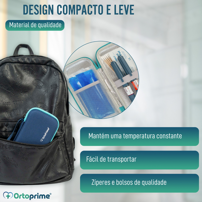 Estojo para Insulina com Termómetro | Frigorífico para Diabéticos