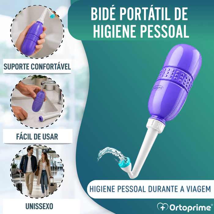 Bidé Portátil de Higiene Íntima para Viagem Unissexo | 400 ml