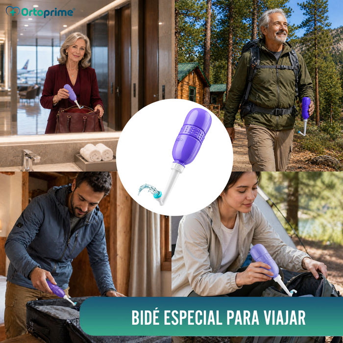Bidé Portátil de Higiene Íntima para Viagem Unissexo | 400 ml