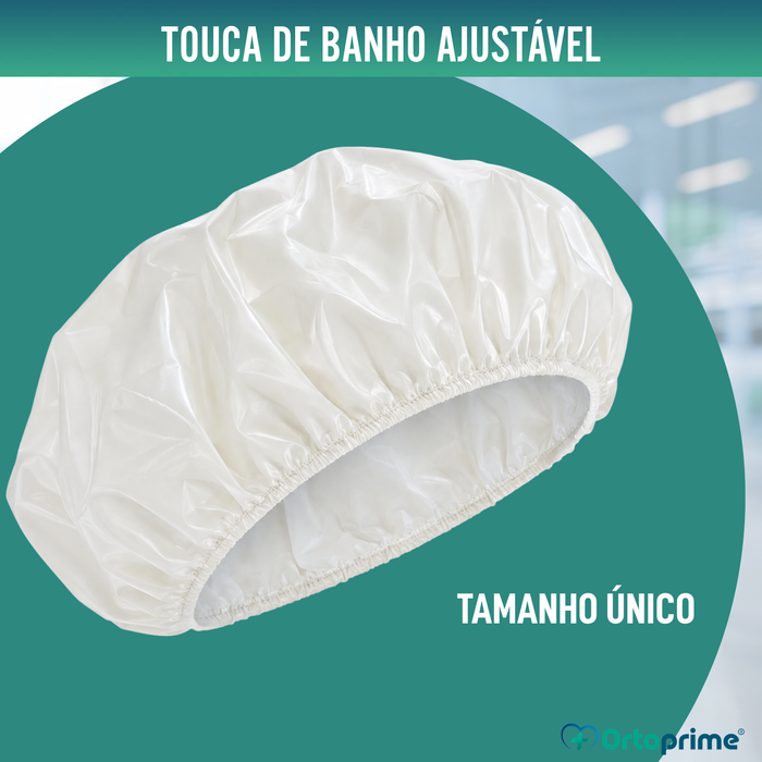 Gorro de Banho Reutilizável Lavável e Respirável | Tamanho Único