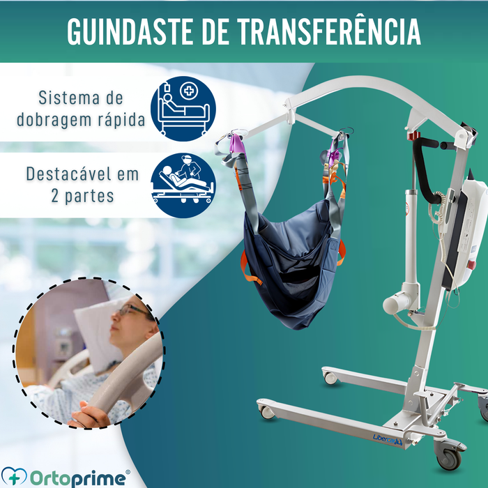 Grúa Ortopédica com Arnês para Suporte de Cabeça Incluído