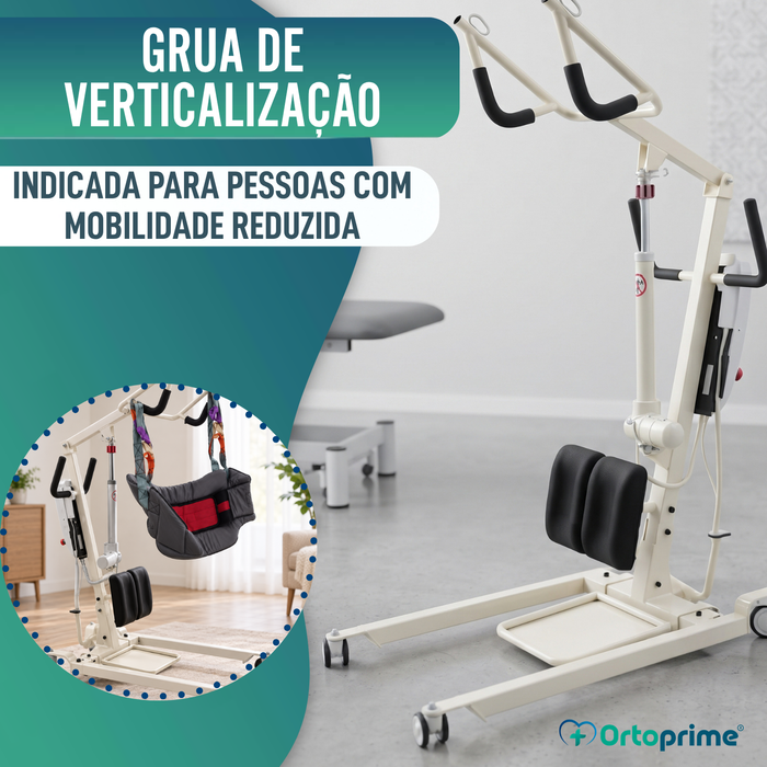Grua Elétrica de Levantamento de Peso com Arnês - Mobilidade Reduzida